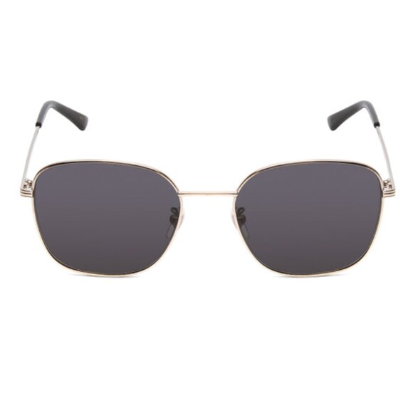 GUCCI GG0837SK-001 Unisex Classic Designer Sunglasses in Silver/Grey Smoke 57 mm - Picture 2 of 4